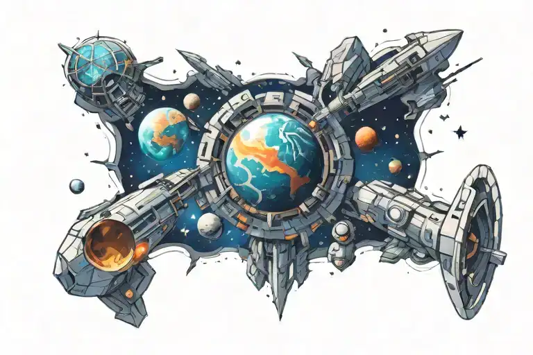 Angela Outer Space Surrounded