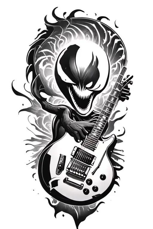 Venom Playing The Guitar