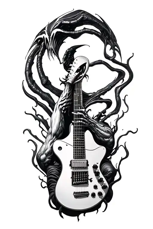 Venom Playing The Guitar