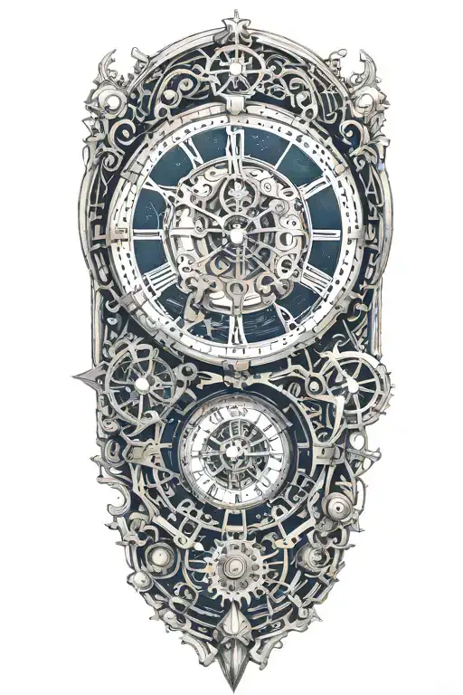 A Mechanical Clock With Intricate Astronomy