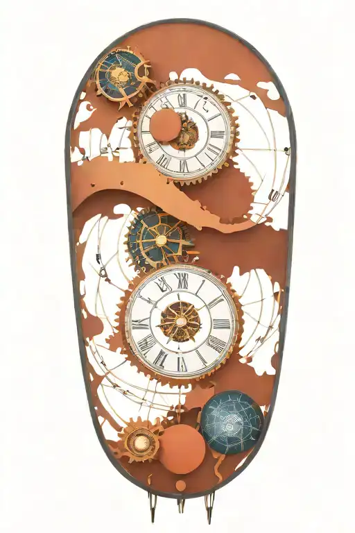 A Mechanical Clock With Intricate Astronomy