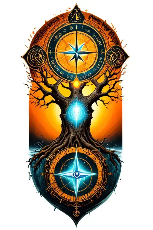 Tree Of Life And Incorporating Metatron Cube With A Compass