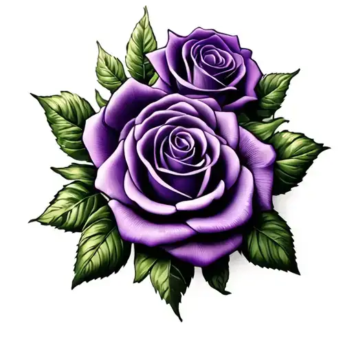 Motorcycle Purple Roses Dad