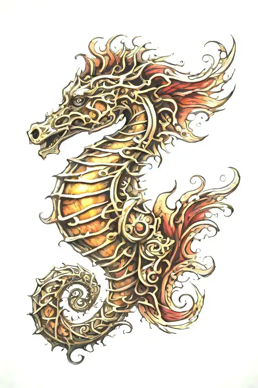 Seahorse Dragon Emerging