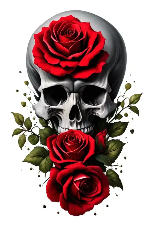 Skull And Roses