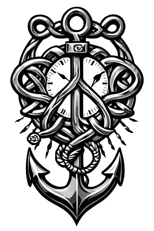 Celtic Knot Time Anchor Love Father