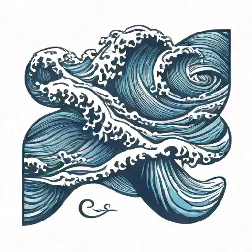 Wave Forming The Shape