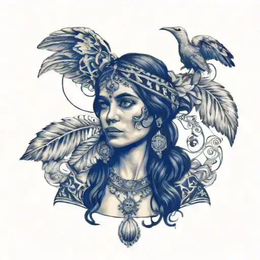 Romanian Gypsy Woman With Jewelry And More In Roman Style