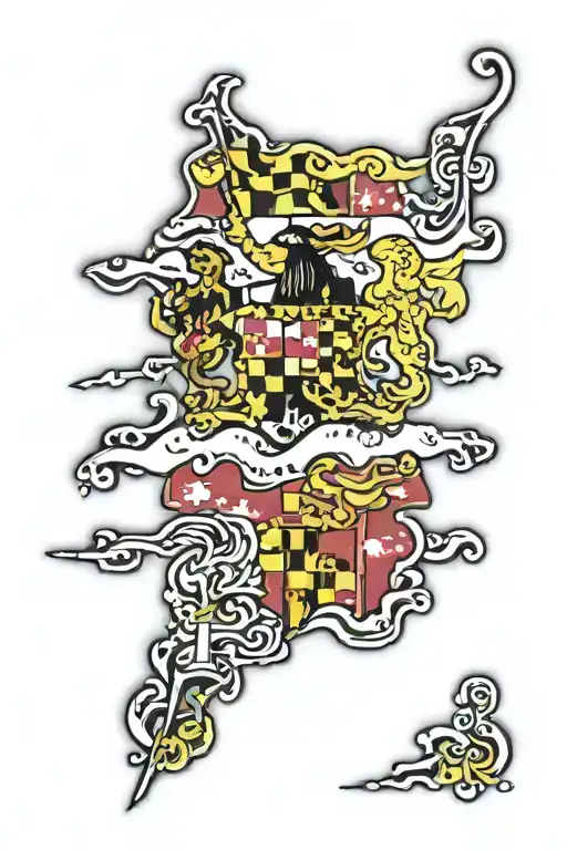 Maryland Flag Waving