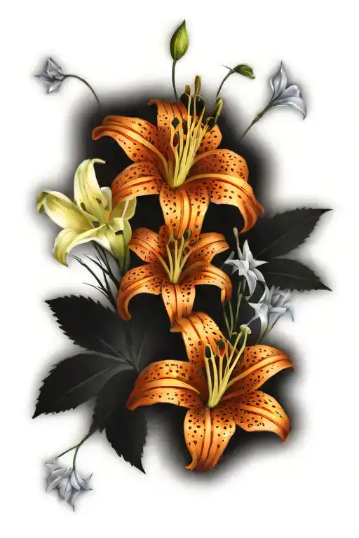 Wildflower Bouqet With Lily