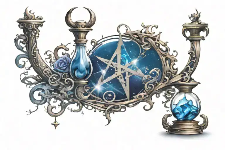 Capricorn With Faith Hourglass Combined