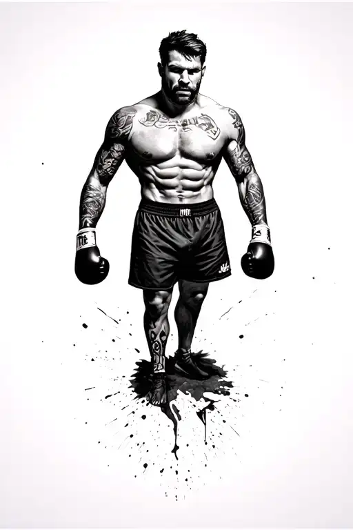 Beatup Tattooed Boxer