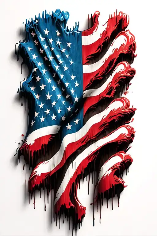 We The People Quote With American Flag