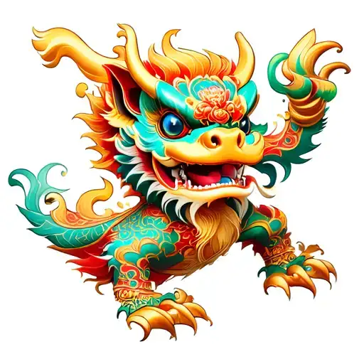 Lucky Pixiu Full Sleeve Colour