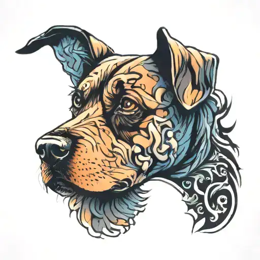 Dog With One Eyebrow