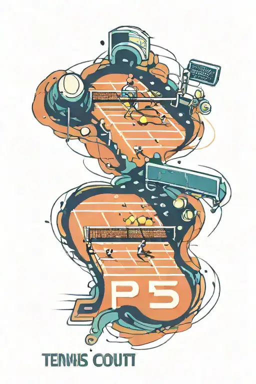 Tennis Court Looking Jp Word