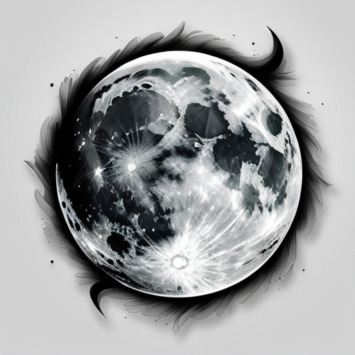 Moon’s Embrace of Fire