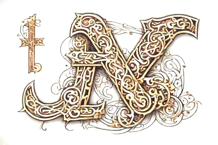 Number 41 Made From The Cancer Symbol And A Cross