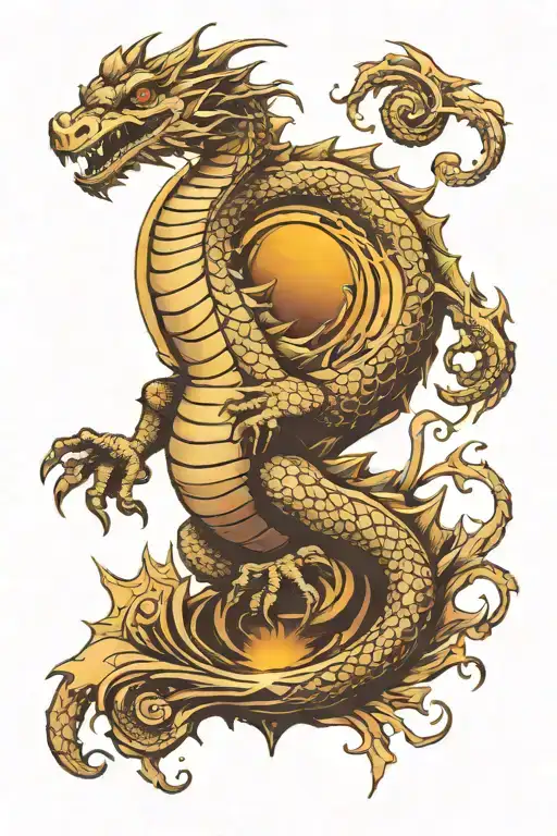 The Little Dragon And The Sun