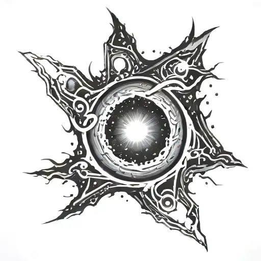 Black Hole In The Middle Of A Galaxy