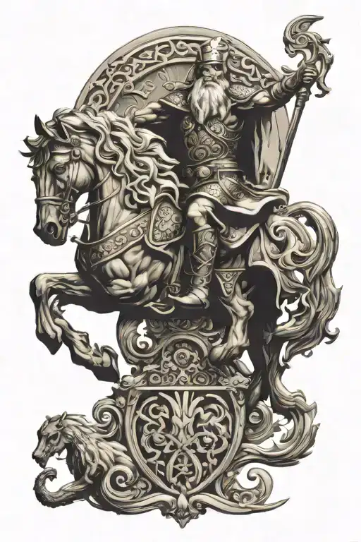 Odin Riding Sleipnir