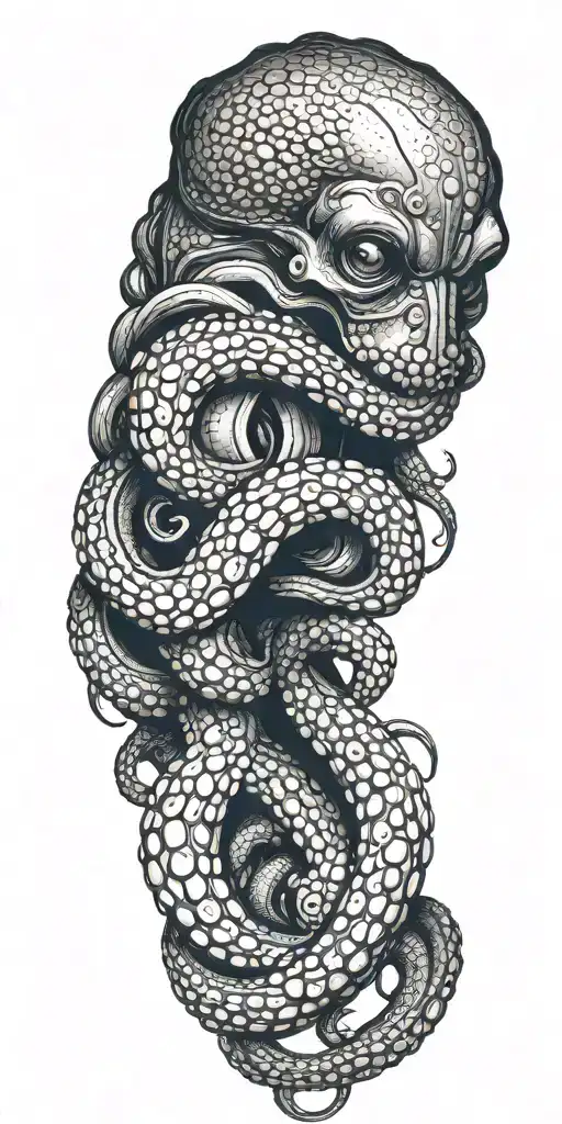 Octopus Sitting On Shoulder