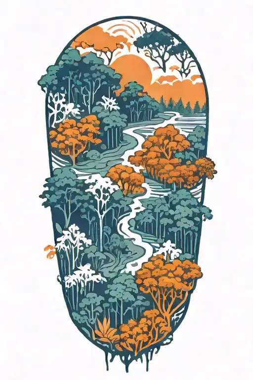 Amazon Forest And Human