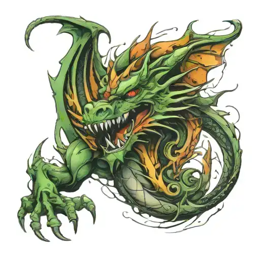 Hobo Dragon On Full Attack