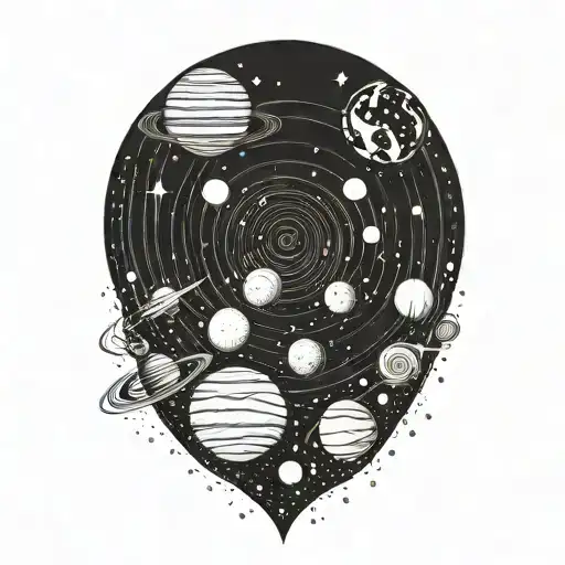 Solar System Dot Work