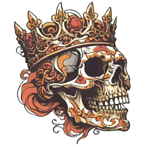 Skull Mouth Open Crown