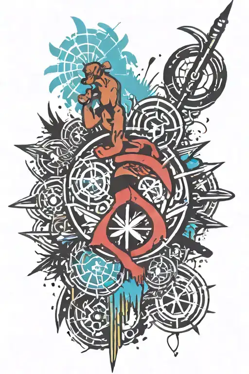 Tattoo Secretly Showing Far Cry 3 Symbols And References To The Game