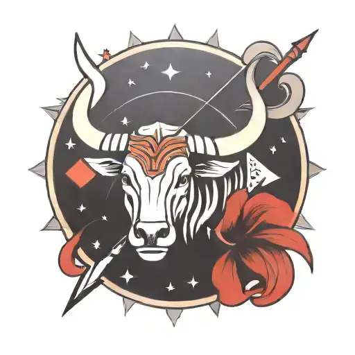 Taurus Sagittarius Arrow