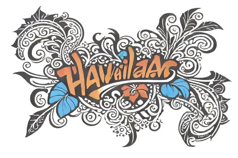 Hawaiian Tribal With The Name Keala