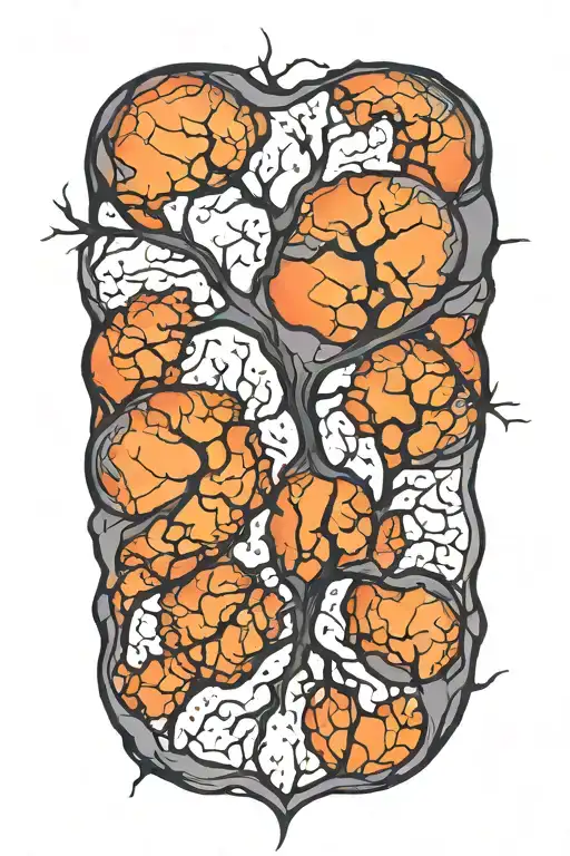Cracks With Lava Comming Out Of It