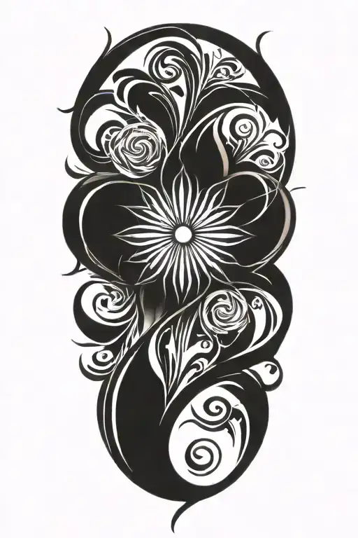 Floral Arm Design