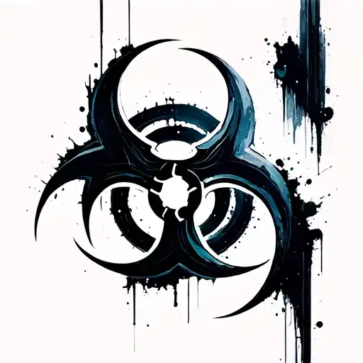 Biohazard Symbol Merging