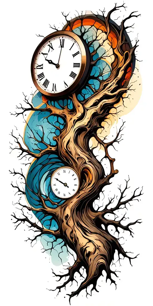 Clock And Tree Branch