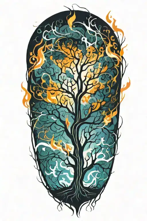 Tree On Fire