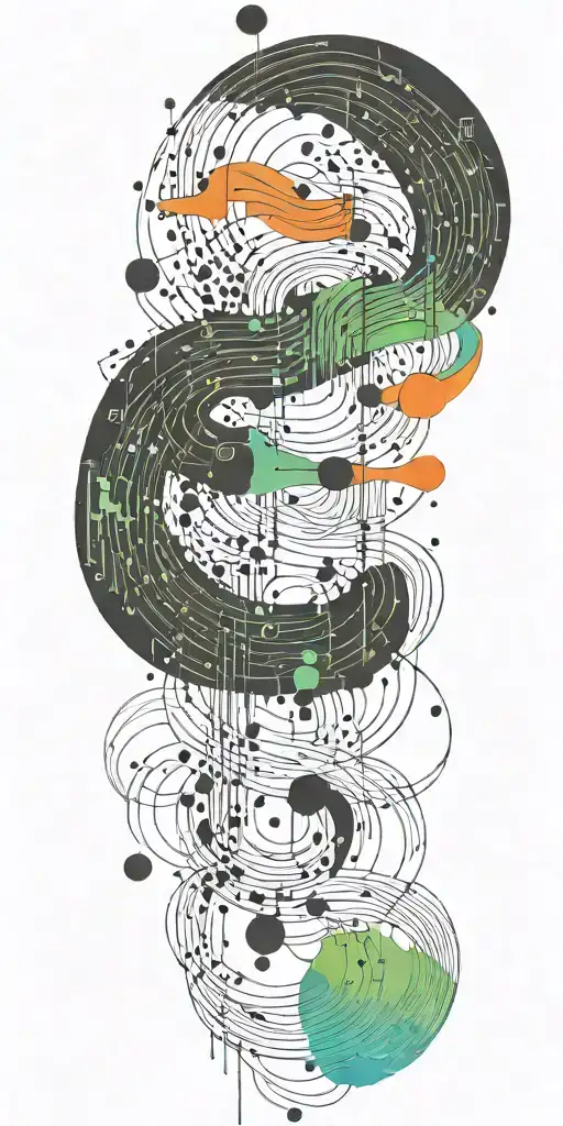 Computer Code Flowing