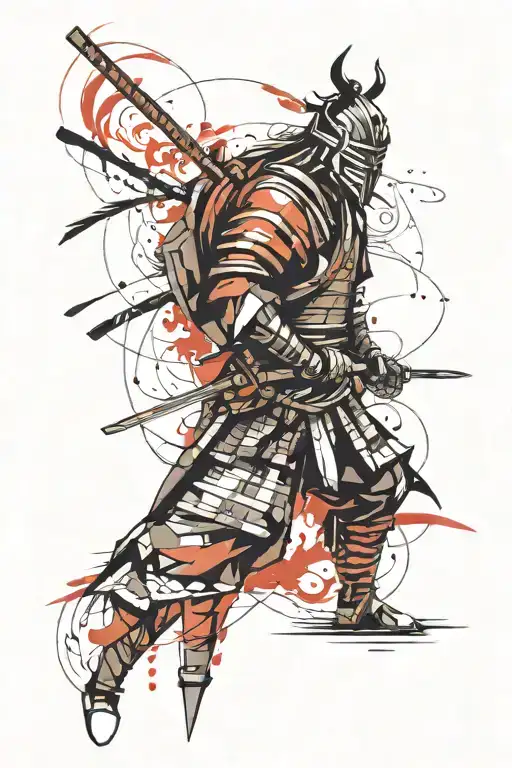 Only And Samurai Warrior