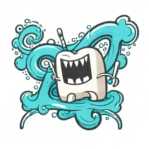 Writing Marshy With A Cartoon Marshmallow Holding The Word