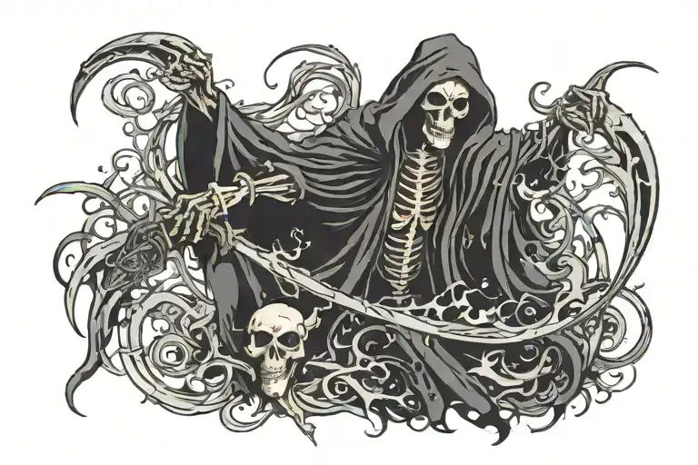 Grim Reaper Taking Your Soul