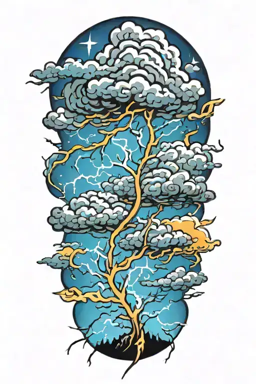 Lightning Storm Clouds