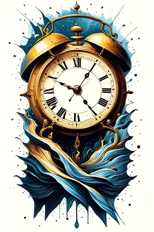 Vintage Clock Broken By Sound Waves