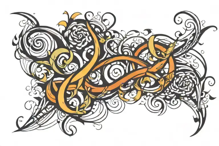 Initial Tattoo Design