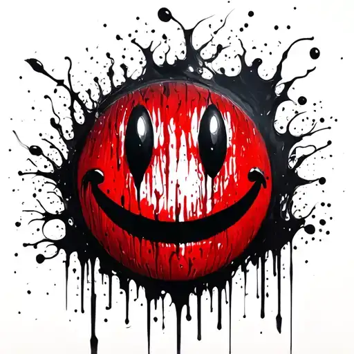 Smiley Face Morphing Bloody