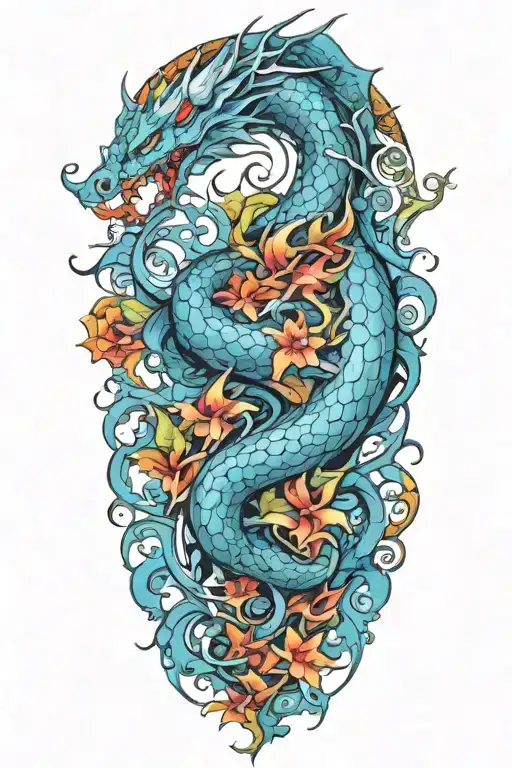 Dragon Ascends Fractal Flower Path To Fight With False Idol