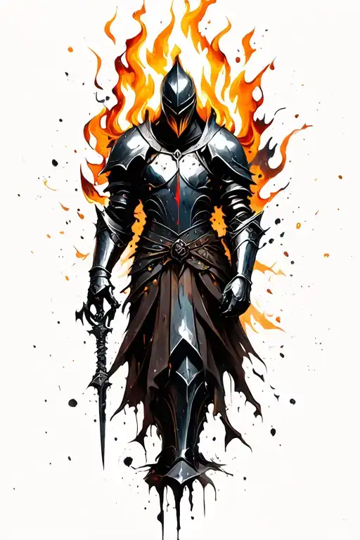 Dark Souls Knight Rest All Body Bonfire