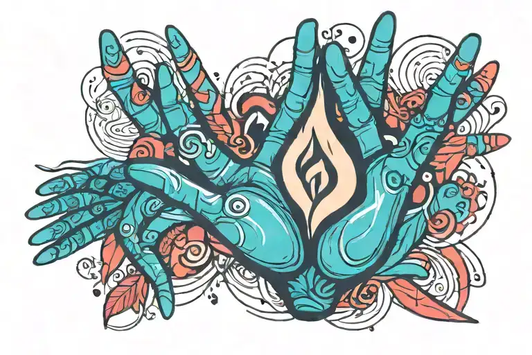 Healing Hand Symbol