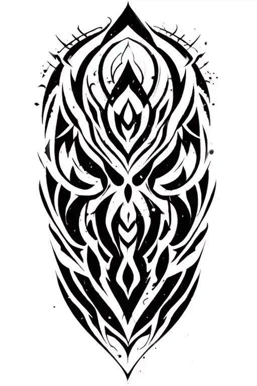 Abstract Viking Tribal